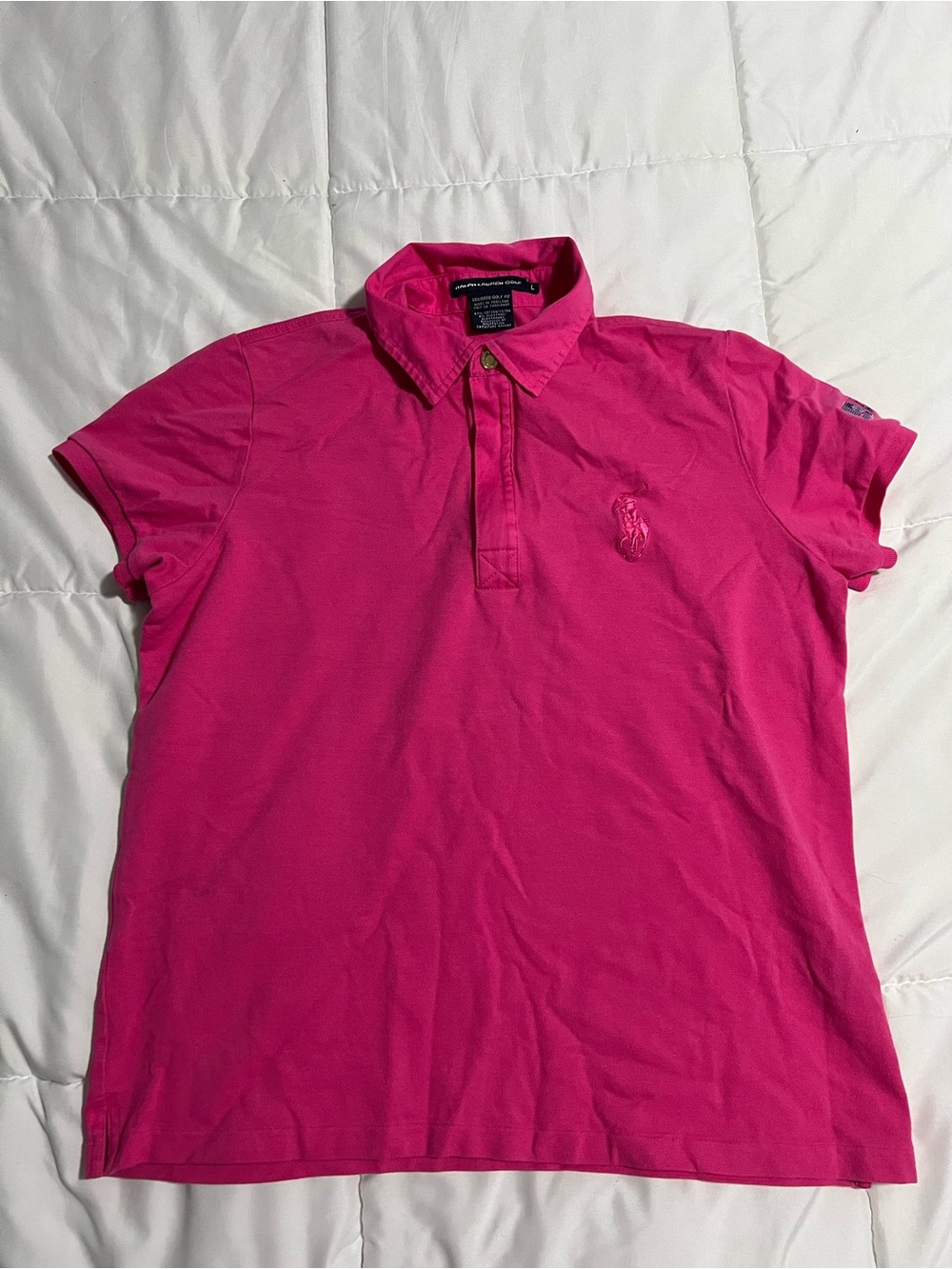 Ralph Lauren Women’s Hot Pink Polo Shirt